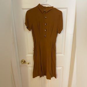 Dark academia button up dress